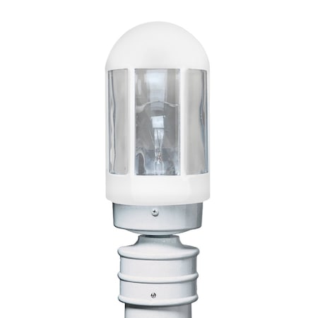 Besa Lighting Costaluz, 3151 Series Post, White 1x75W Incandescent 315153-POST